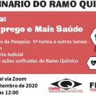 Seminário virtual dia 10/09 - CNQ/Fetquim sobre a 5ª turma