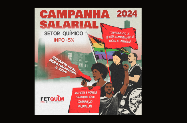 Campanha Salarial dos Químicos 2024: trabalhadores aguardam resposta da patronal