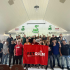 Químicos de SJC recebem nosso secretário de Formação em reunião de diretoria