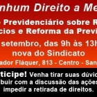 Seminário discutirá reforma da Previdência