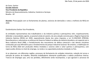 FETQUIM e entidades do setor defendem solução urgente para o REIQ 2026