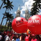 Protestos pela anulação da reforma trabalhista