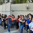 Protestos na UCI Farma para pagamento de salários