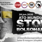 Domingo 28/07: grande ato mundial #Stop Bolsonaro