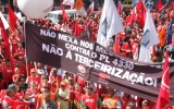 Ato em Brasília reúne movimentos sociais para impedir a votação do PL 4330