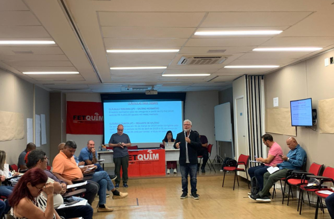 FETQUIM realiza Seminário da Campanha Salarial dos Farmacêuticos 2026