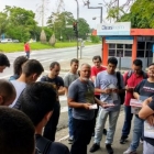 Rumo à Greve Geral de 19/2, ABC realiza assembleias e panfletagens no Polo Petroquímico