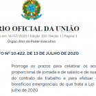 Governo amplia para até 4 meses o prazo de redução e suspensão de contratos de trabalho   