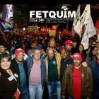 Químicos participam de ato histórico pelo fim da escala 6x1, isenção do IRPF e taxação de bilionários