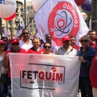 Fetquim participa de ato na Sé contra a reforma da Previdência