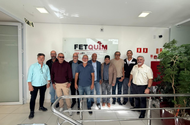 Químicos do ABC regional São Bernardo do Campo visitam a FETQUIM